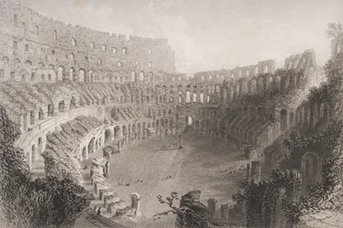 Interior of the Colosseum, Rome